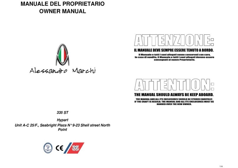 Alessandro Marchi 335 ST owner's manual Alessandro Marchi 335 ST owner's manual