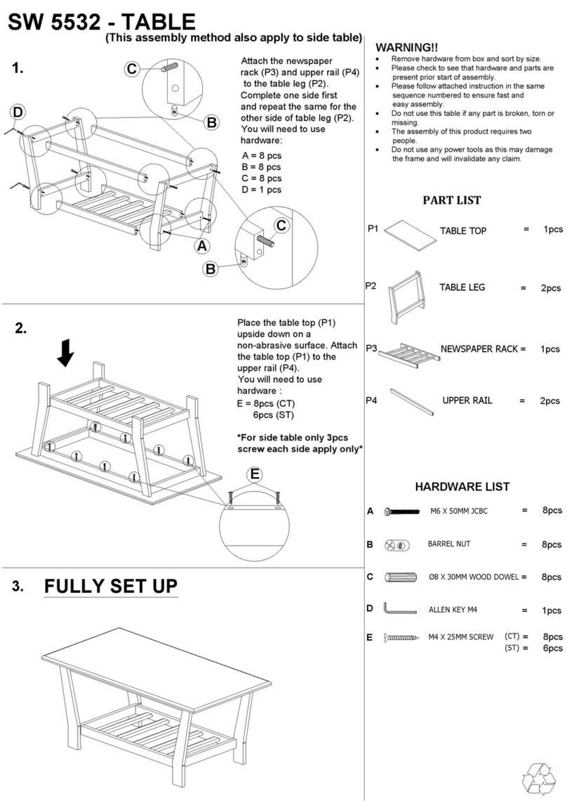 Big Save Furniture SW 5532 manual