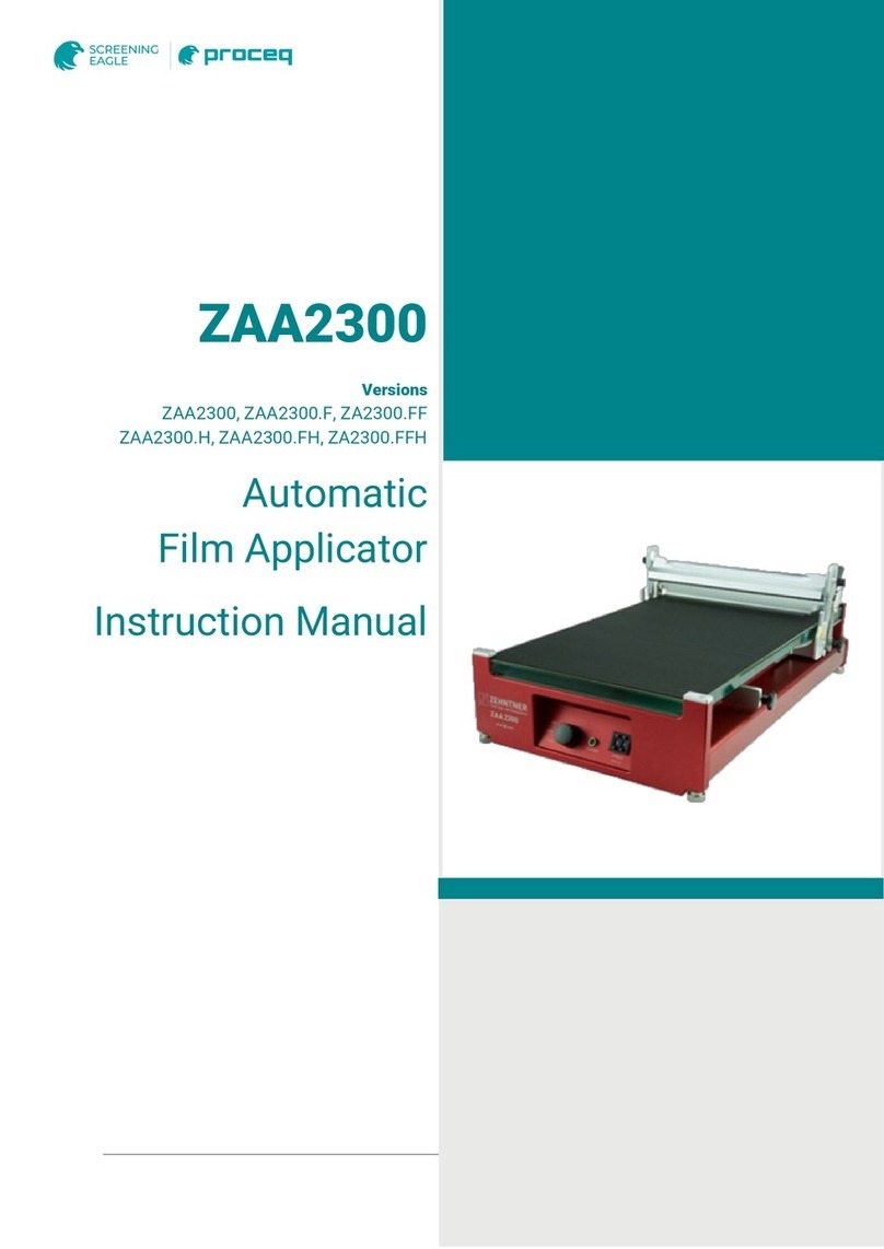 Screening Eagle Proceq ZAA2300 instruction manual
