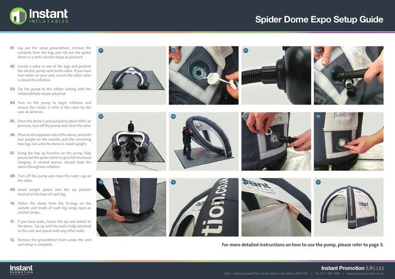 Instant Promotion Spider Dome Expo Setup guide
