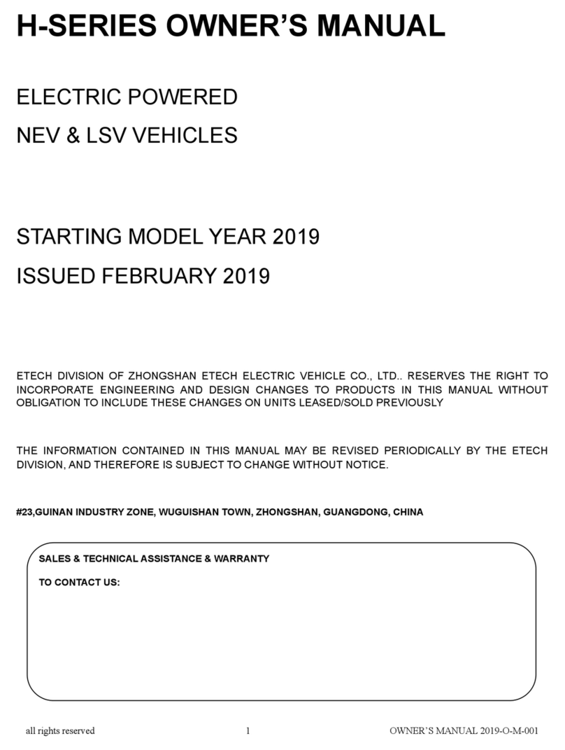 ZHONGSHAN ETECH H-Series owner's manual
