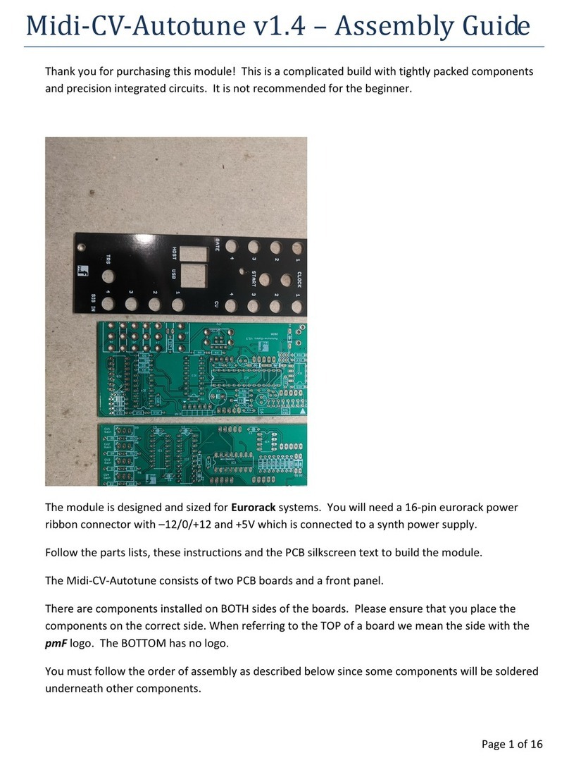 Personal Circuits Midi-CV-Autotune Assembly guide
