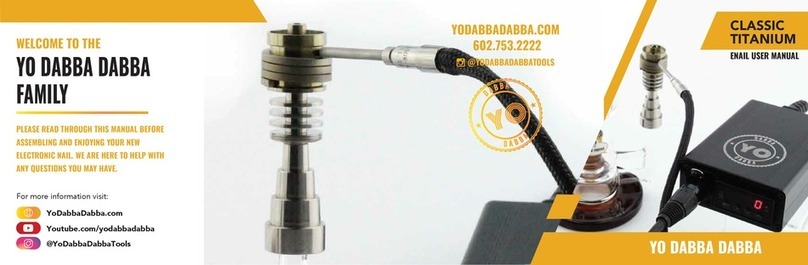 YO DABBA DABBA CLASSIC TITANIUM User manual