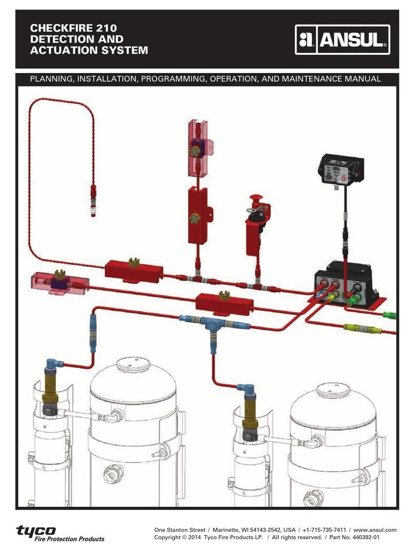 Tyco Fire Protection Products ANSUL CHECKFIRE 210 User manual