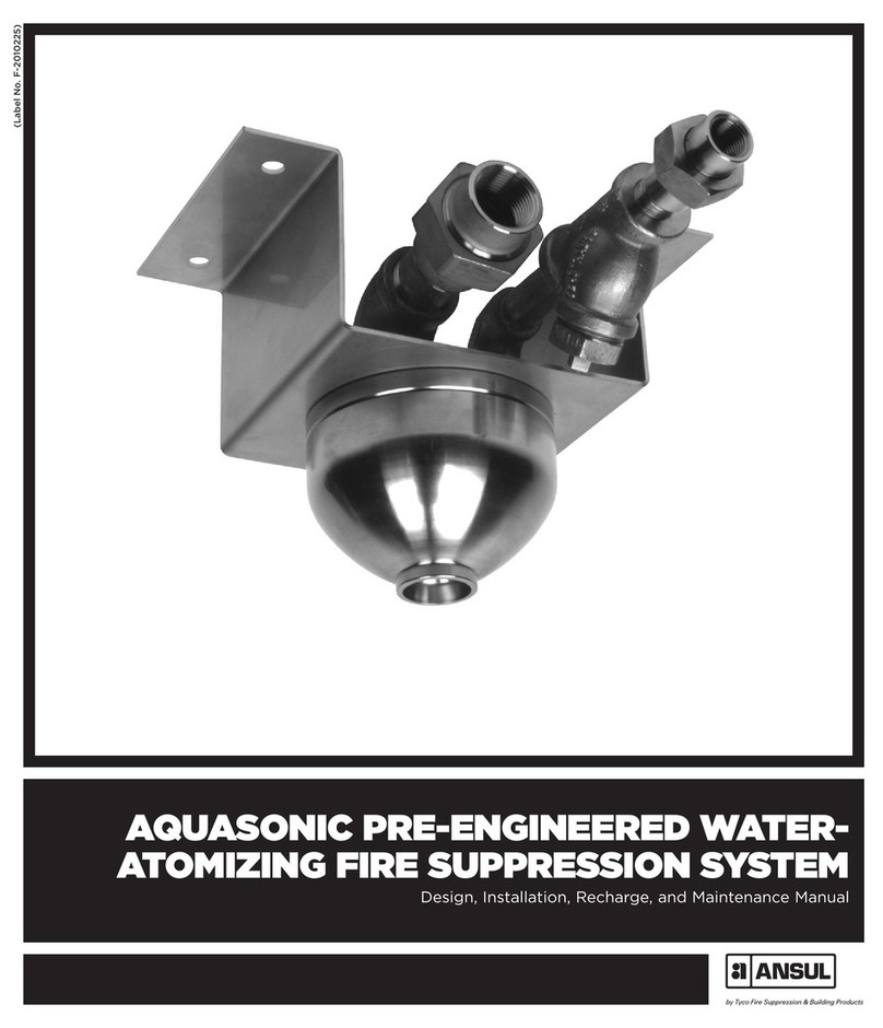 Tyco Fire Suppression & Building Products ANSUL AQUASONIC User manual