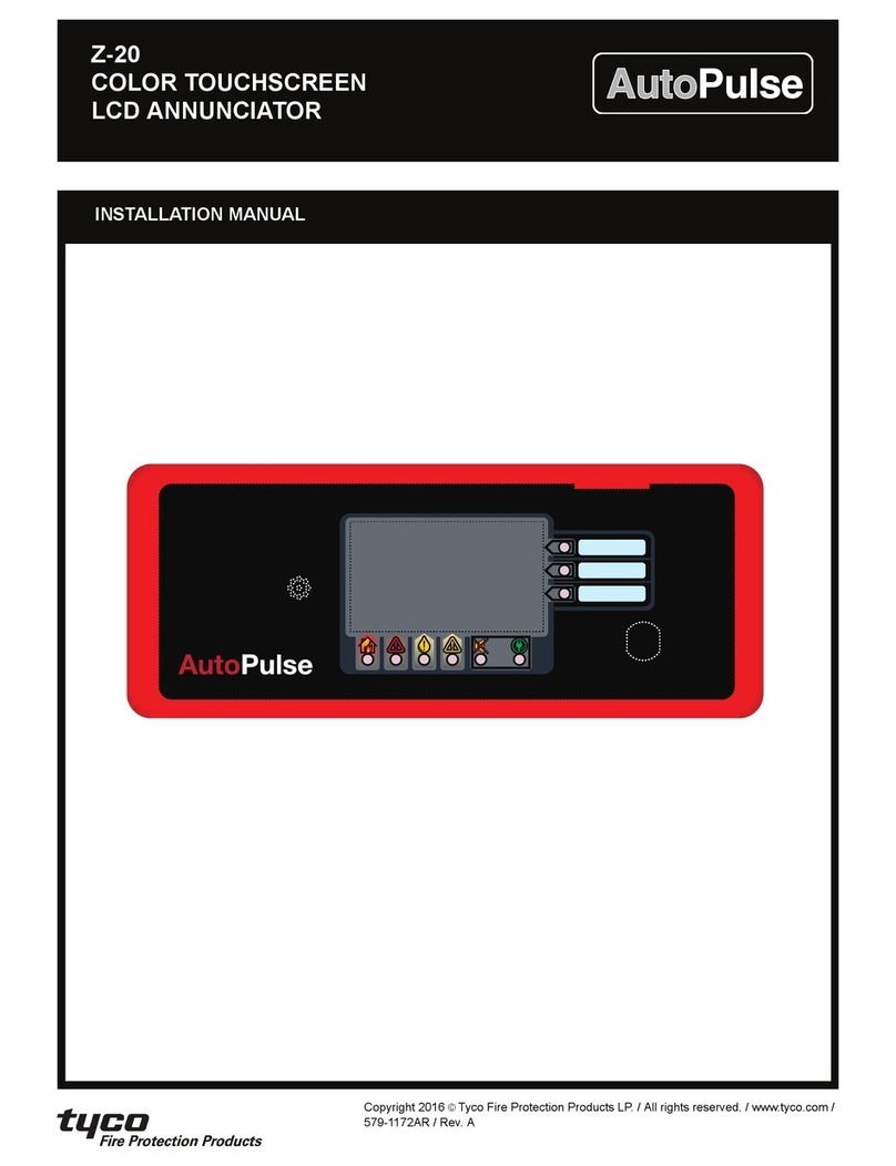 Tyco Fire Protection Products AutoPulse Z-20 installation manual Tyco Fire Protection Products AutoPulse Z-20 installation manual