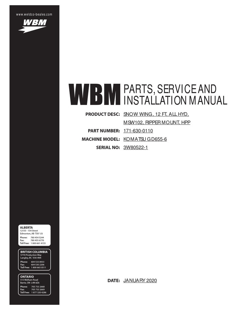 WBM KOMATSU GD655-6 manual