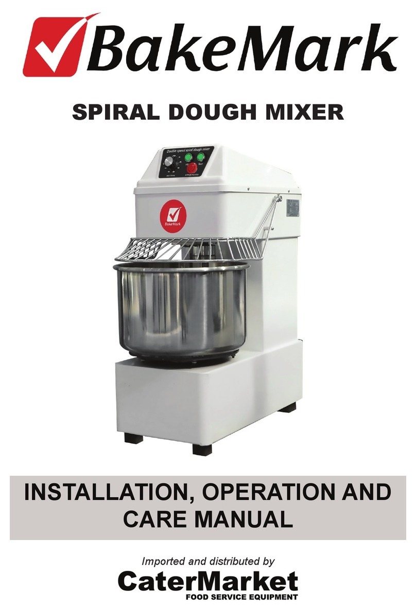 BakeMark HS10 Installation, Operation and Care Manual