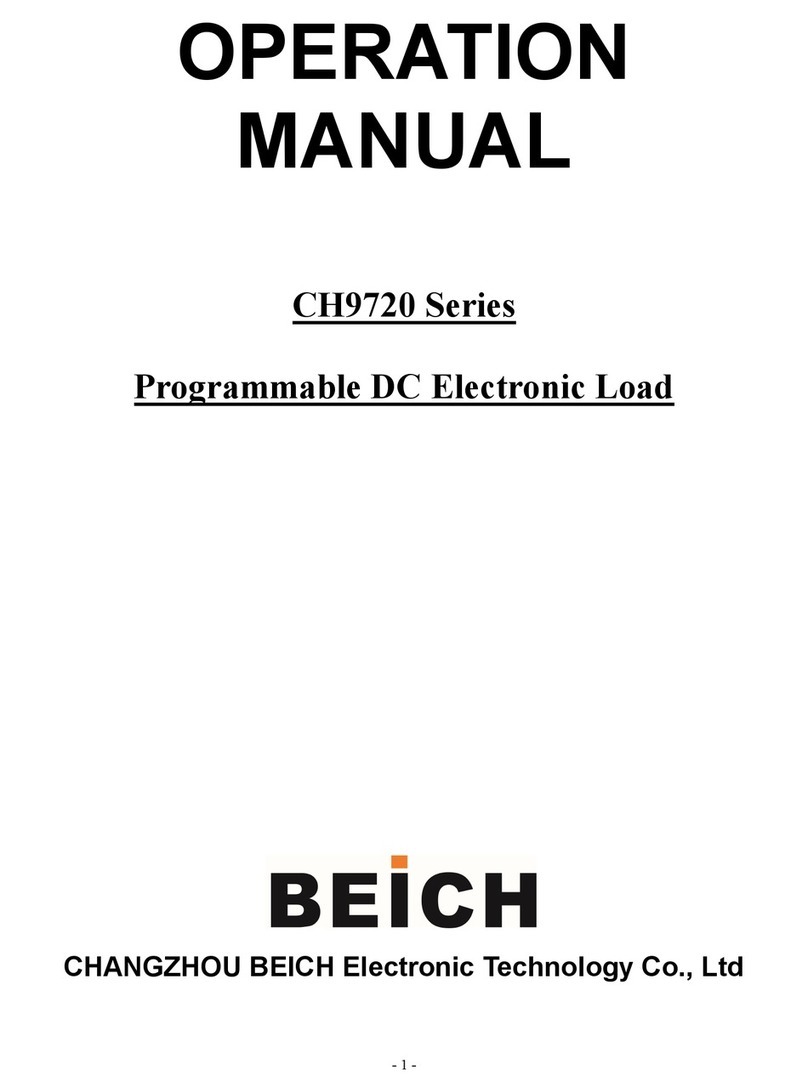 BEICH CH9720 Series Operation manual