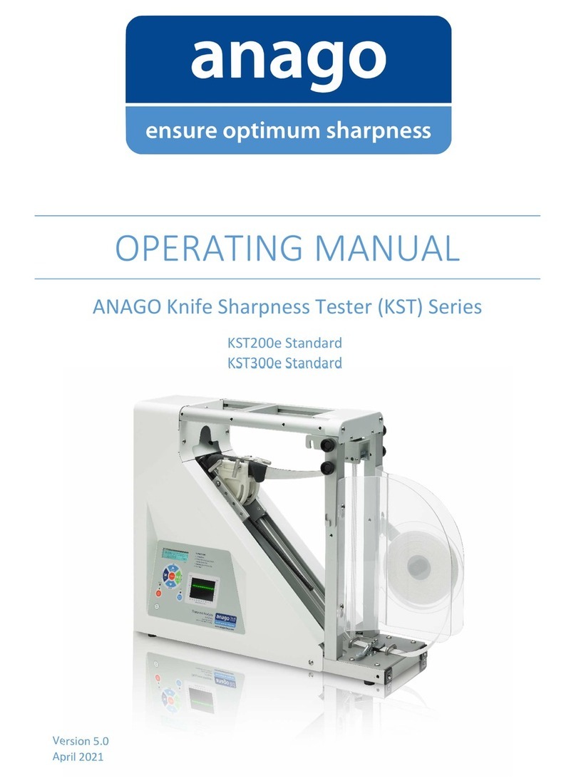 anago KST Series operating manual anago KST Series operating manual