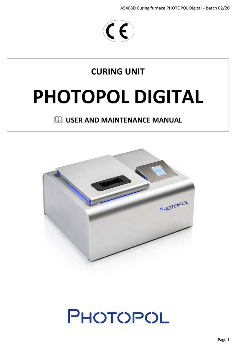 PHOTOPOL A5408D User and maintenance manual