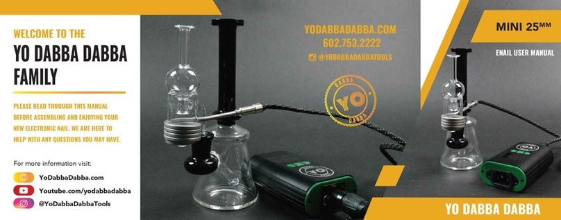 YO DABBA DABBA MINI 25MM User manual