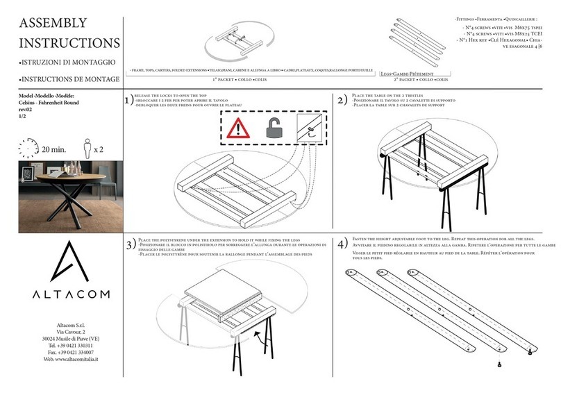 Altacom Celsius Assembly instructions
