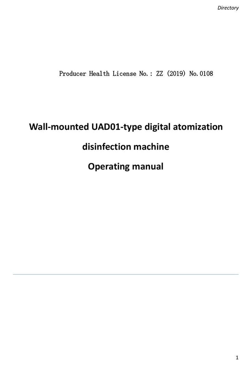 JF-Airclean E-BG-06 operating manual