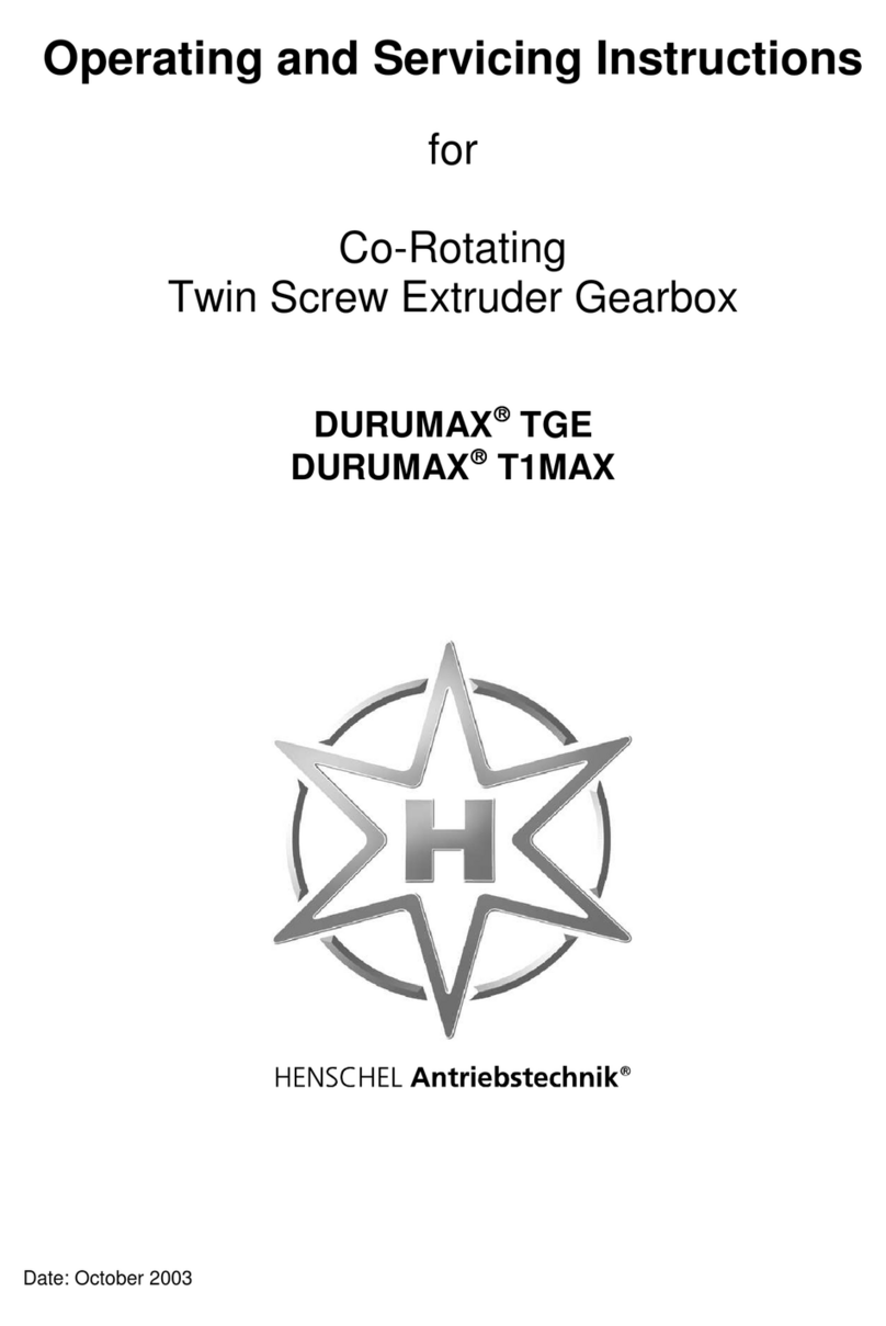 HENSCHEL Antriebstechnik DURUMAX TGE Operating, and servicing  instructions