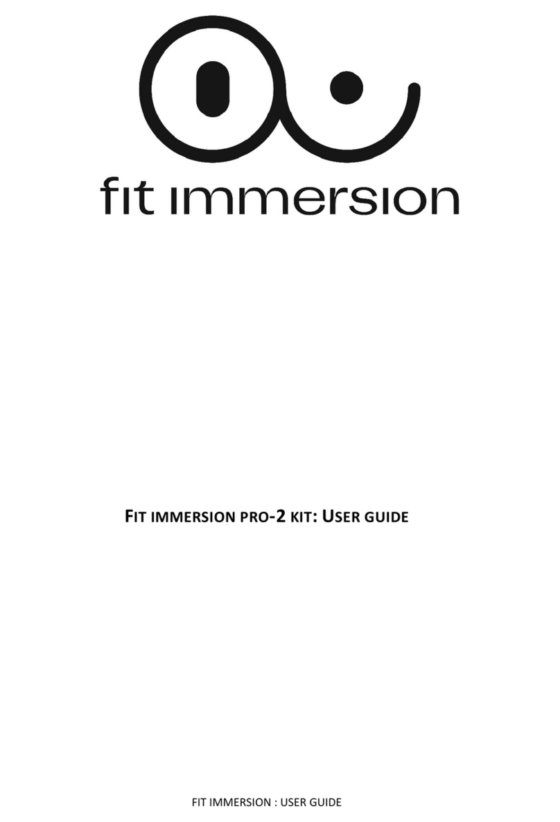 fit immersion PRO-2 User manual