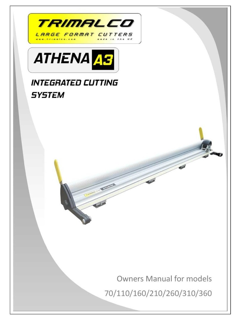 TRIMALCO ATHENA 70 owner's manual