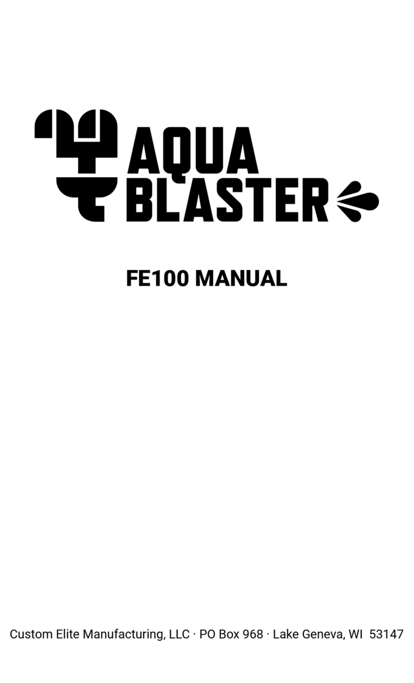 Aqua Blaster FE100 User manual