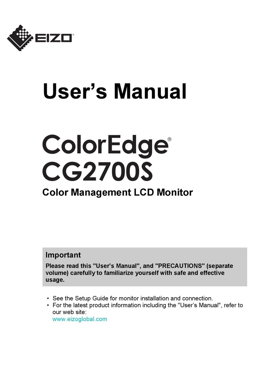 Eizo ColorEdge CG2700S User manual