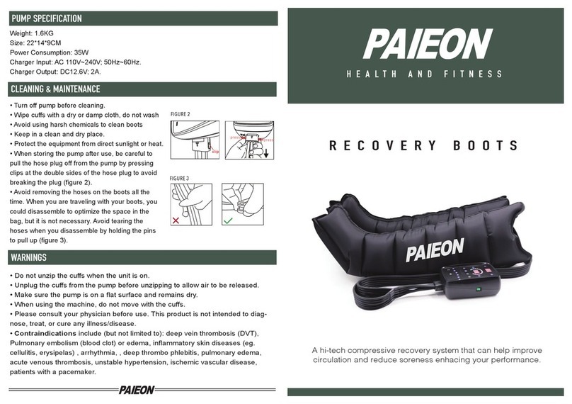 PAIEON Recovery Boots manual