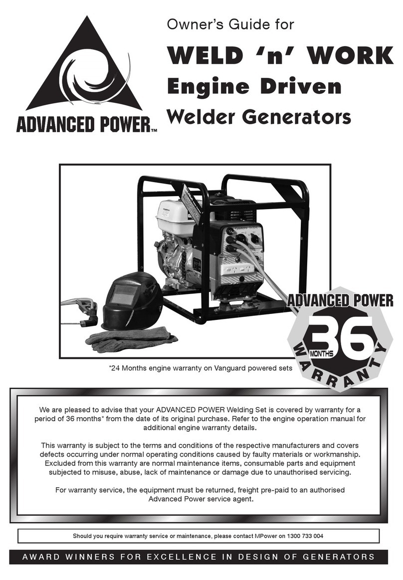 Advanced Power WELD 'n' WORK owner's guide