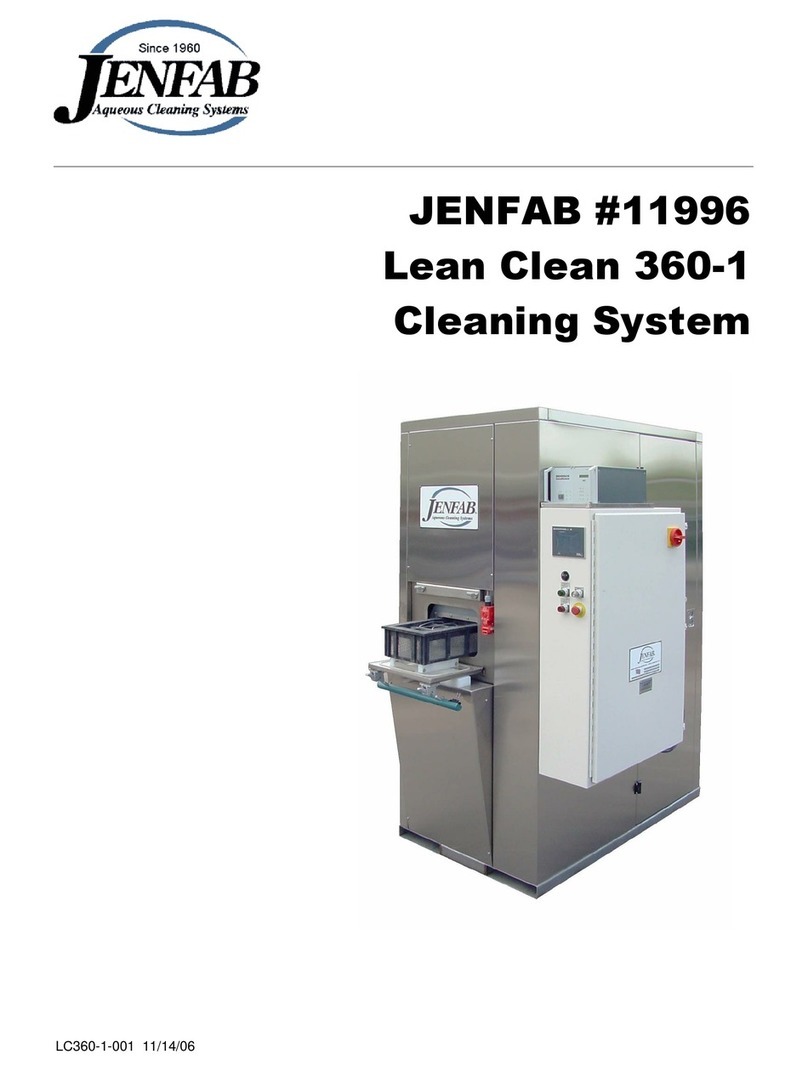 JENFAB Lean Clean 360-1 manual