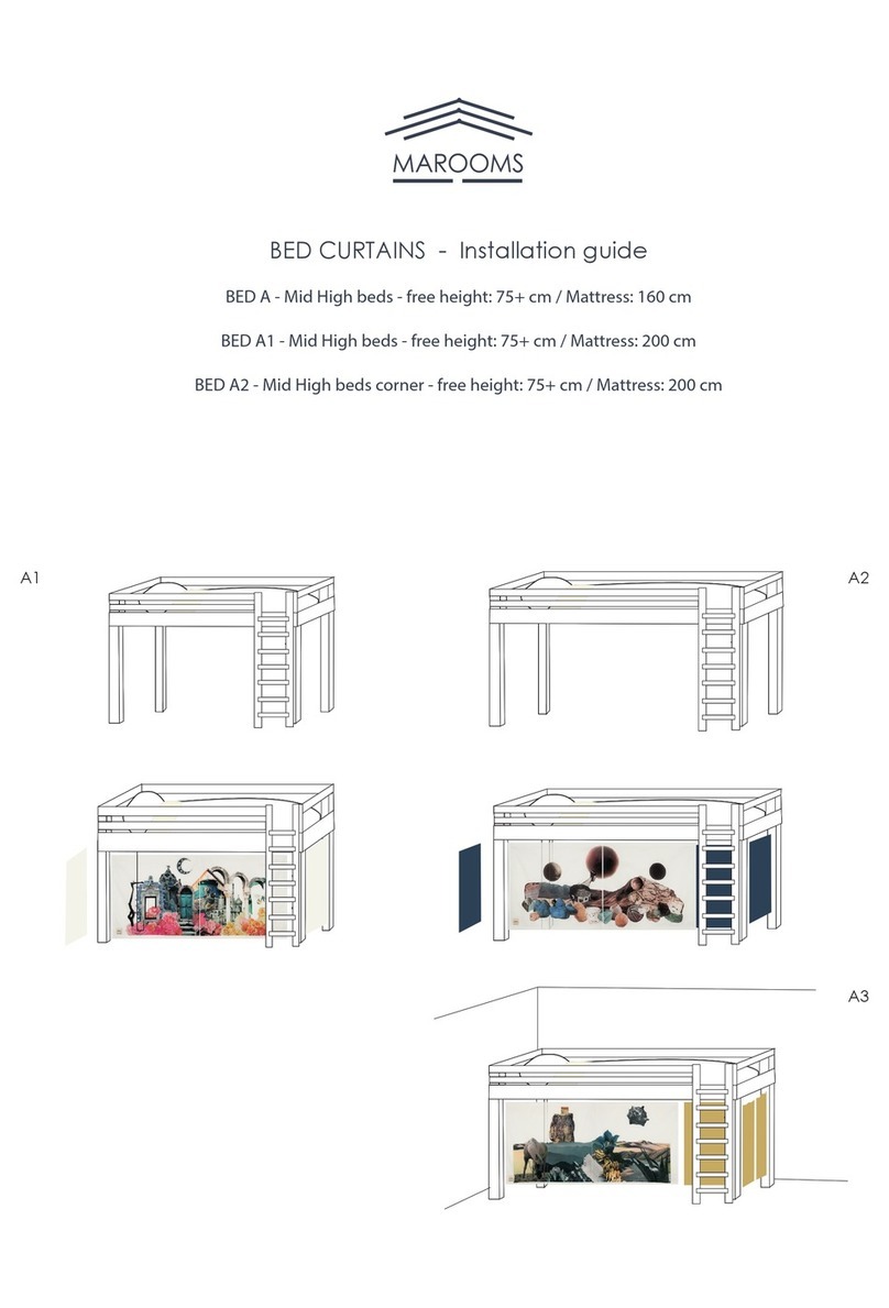 MAROOMS BED A installation guide MAROOMS BED A installation guide