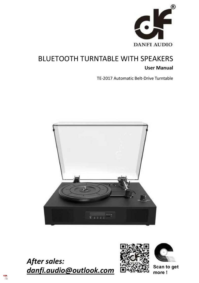 DANFI AUDIO TE-2017 User manual