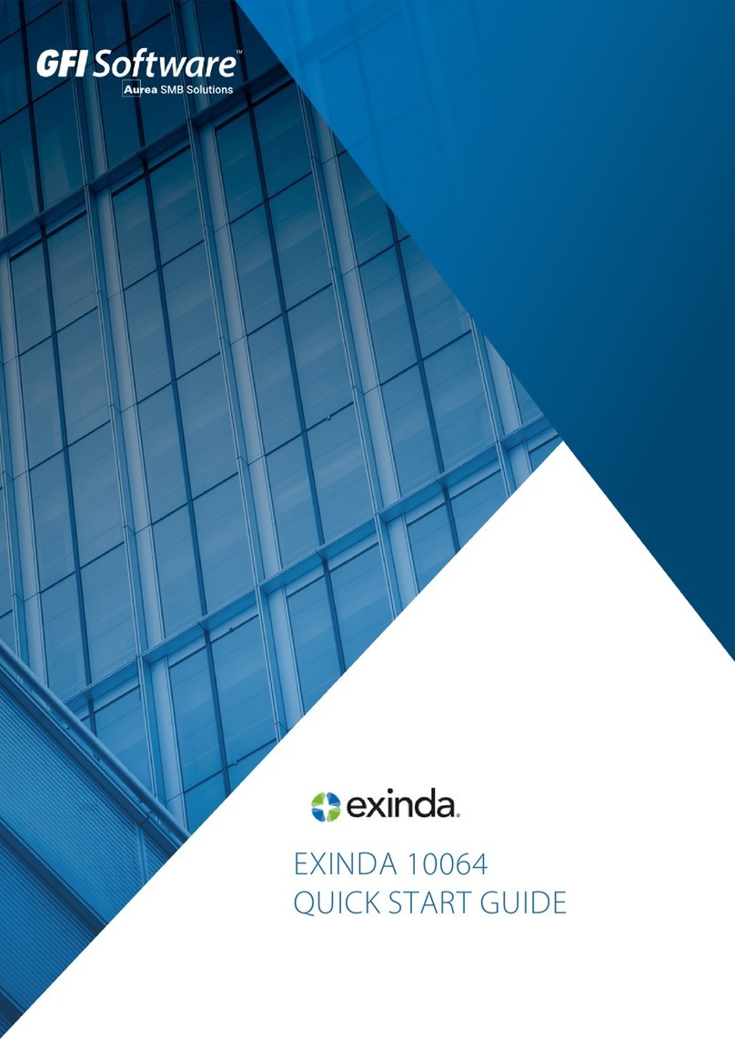 Aurea SMB Solutions EXINDA 10064 quick start guide