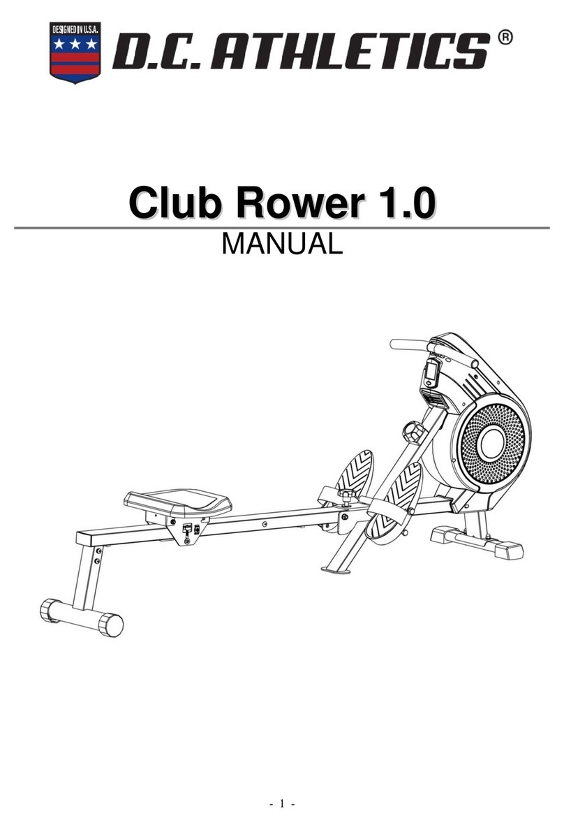 D.C. Athletics Club Rower 1.0 manual