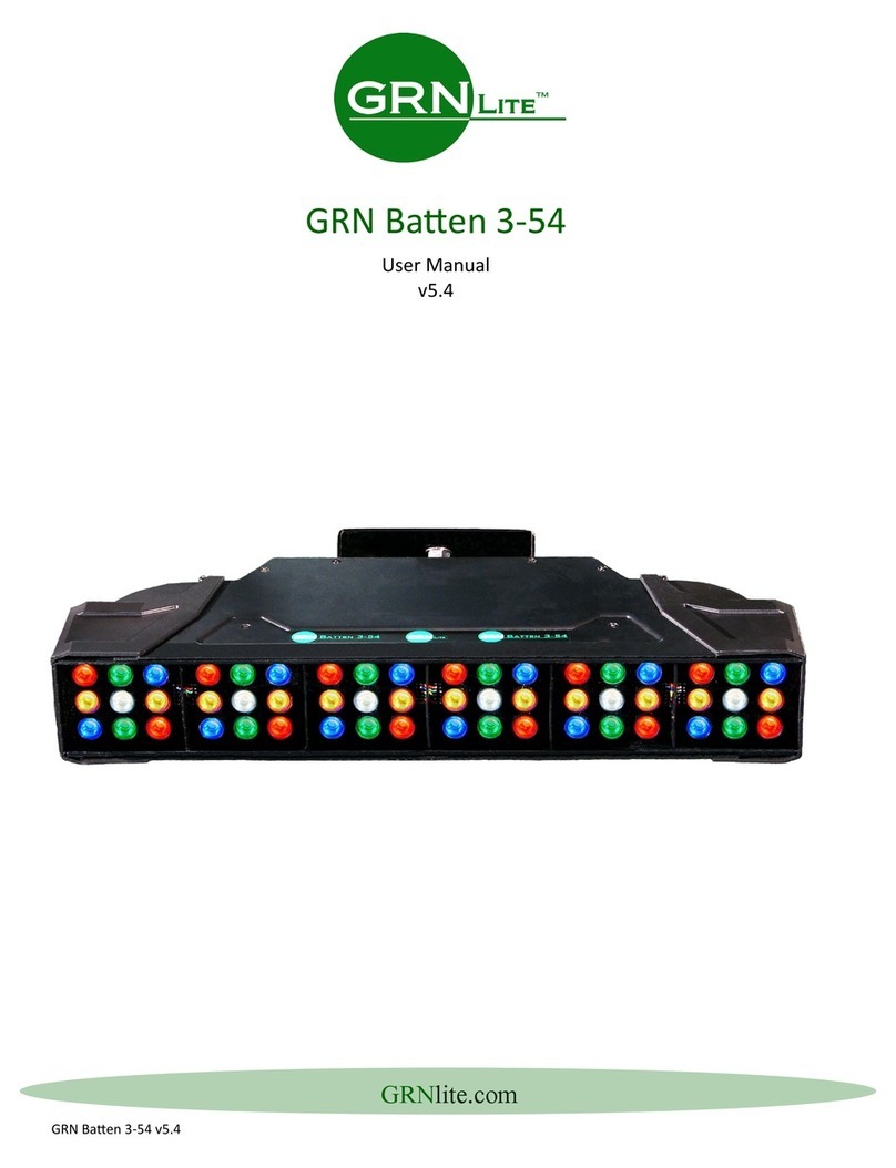 GRNLITE Batten 3-54 User manual