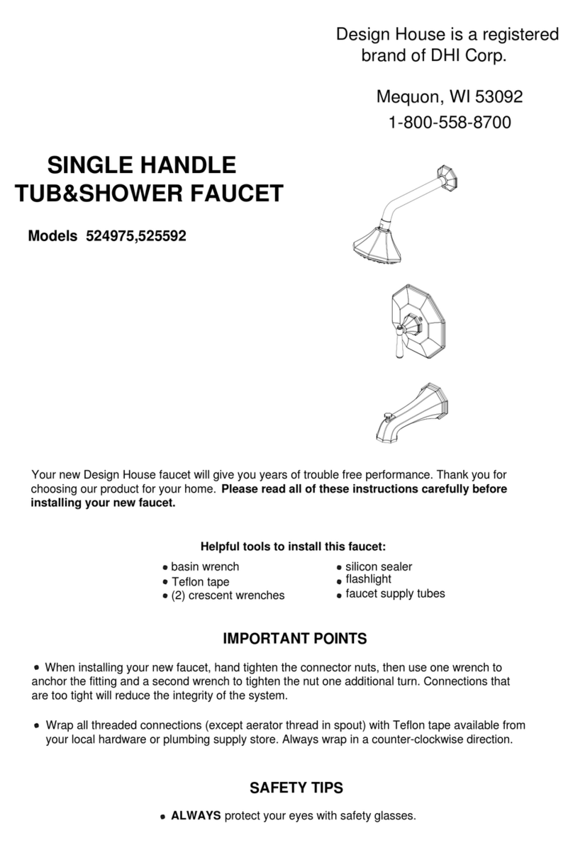 DHI Design House 524975 quick start guide