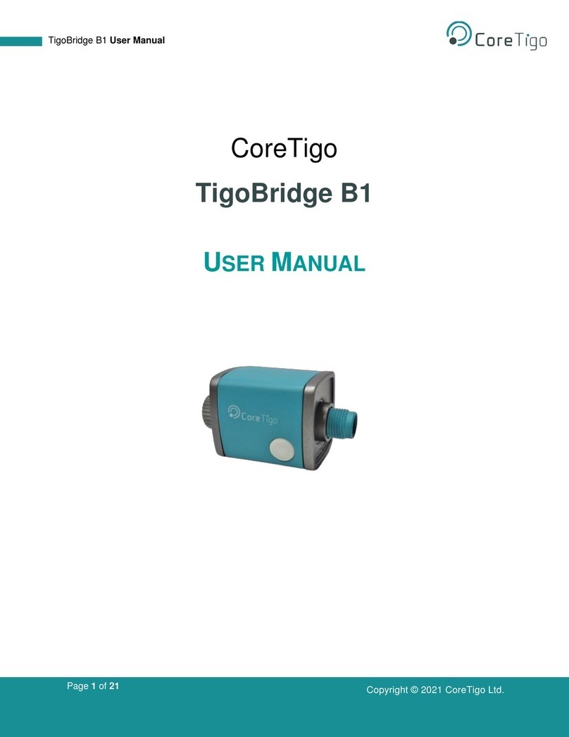 CoreTigo TigoBridge B1 User manual CoreTigo TigoBridge B1 User manual