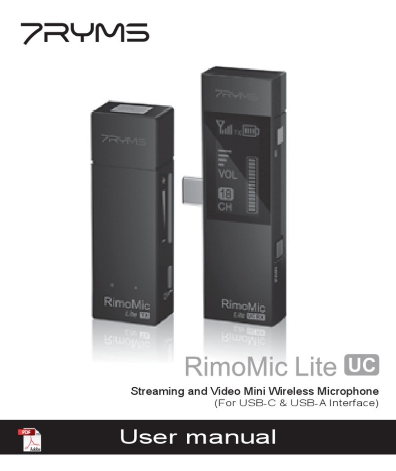 7RYMS RimoMic Lite UC User manual
