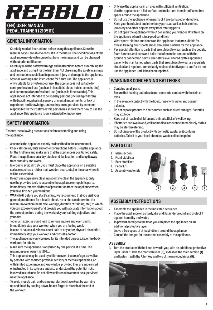 REBBLO 2105111 User manual