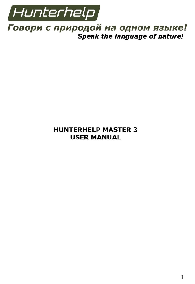 Hunterhelp MASTER 3 user manual