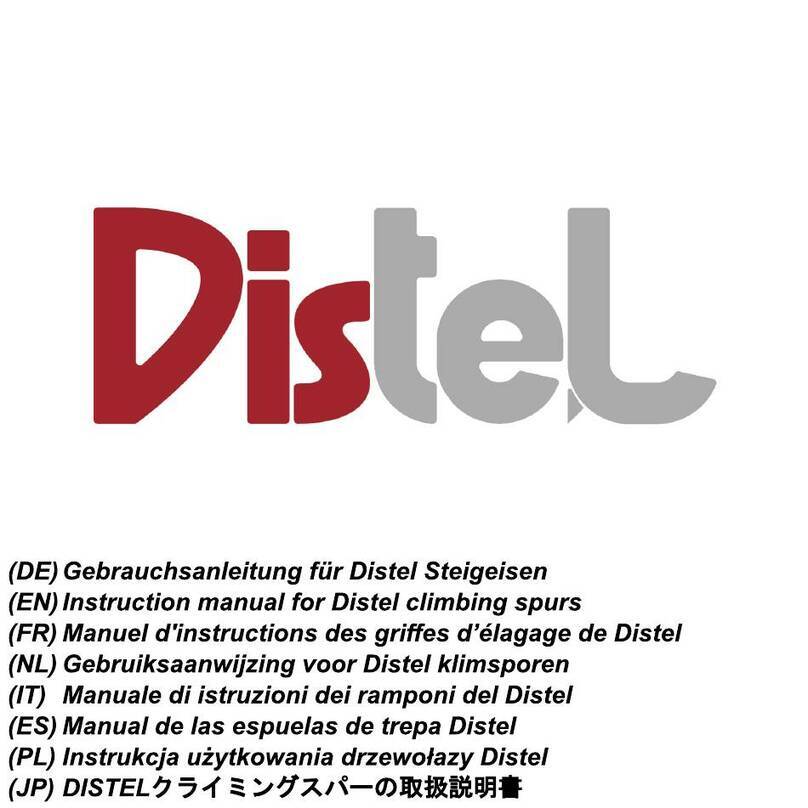 Distel Alu Plus Komfort instruction manual