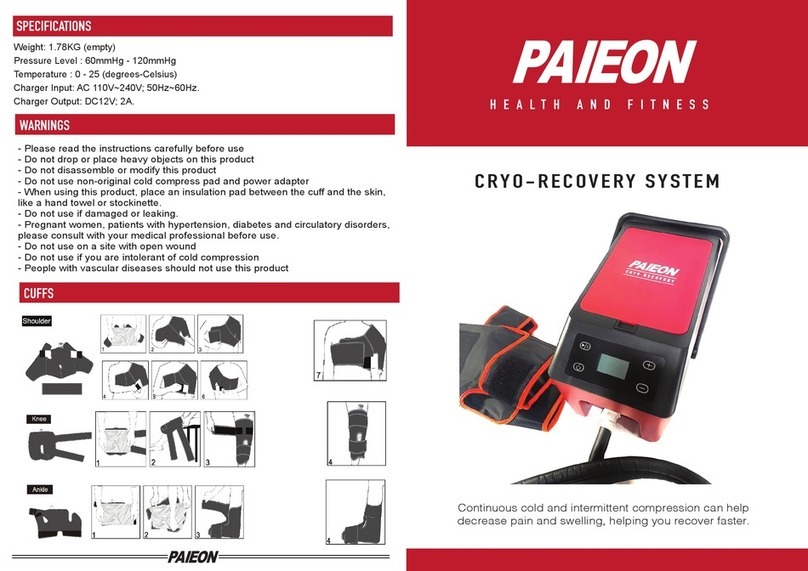 PAIEON CRYO-RECOVERY quick start guide