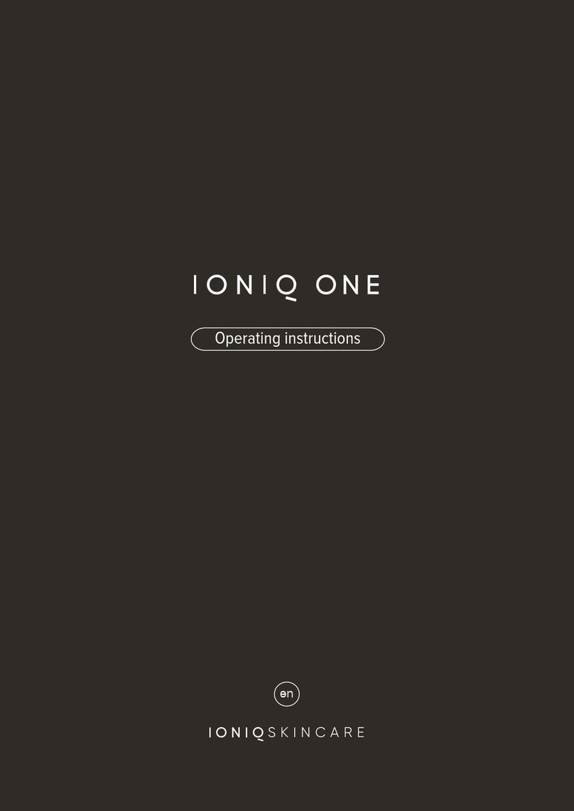 IONIQ Skincare IONIQ ONE operating instructions