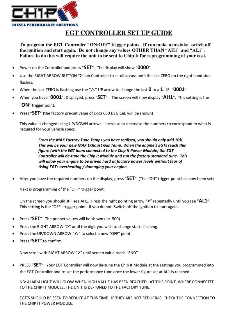 CHIPIT EGT User manual