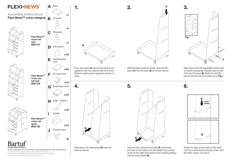 Bartuf Flexi-News Series Assembly instructions