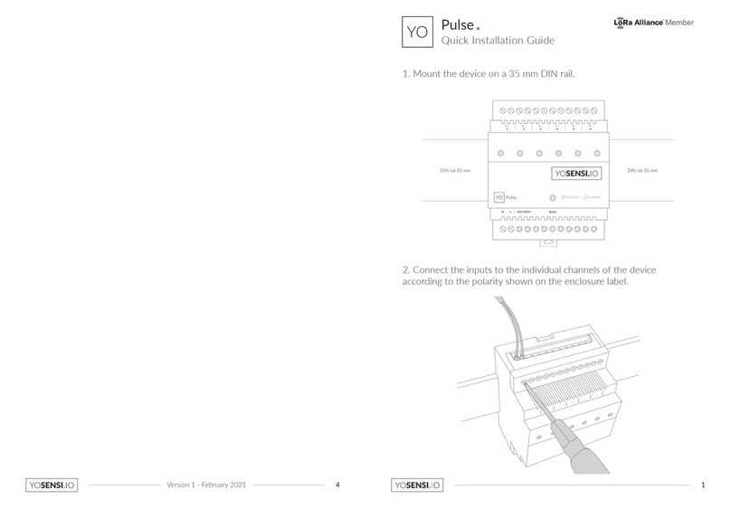 LoRa Alliance YO Pulse Quick installation guide
