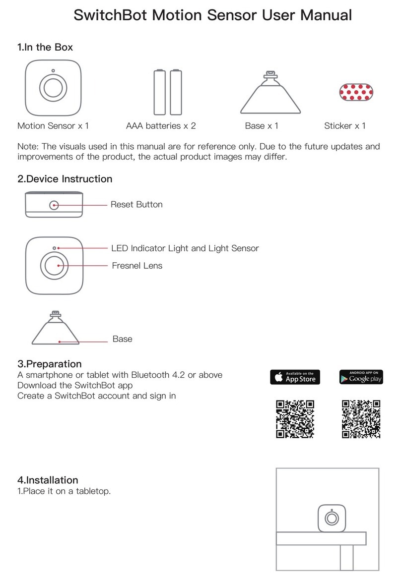 Woan Technology SwitchBot W1101500 user manual
