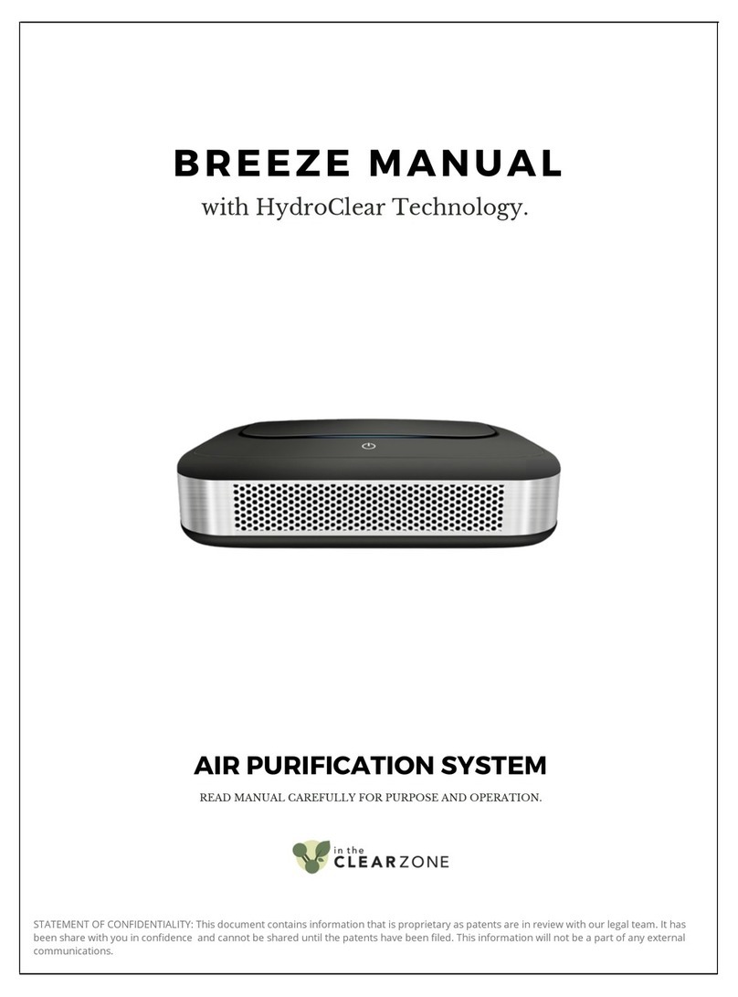 CLEARZONE BREEZE manual