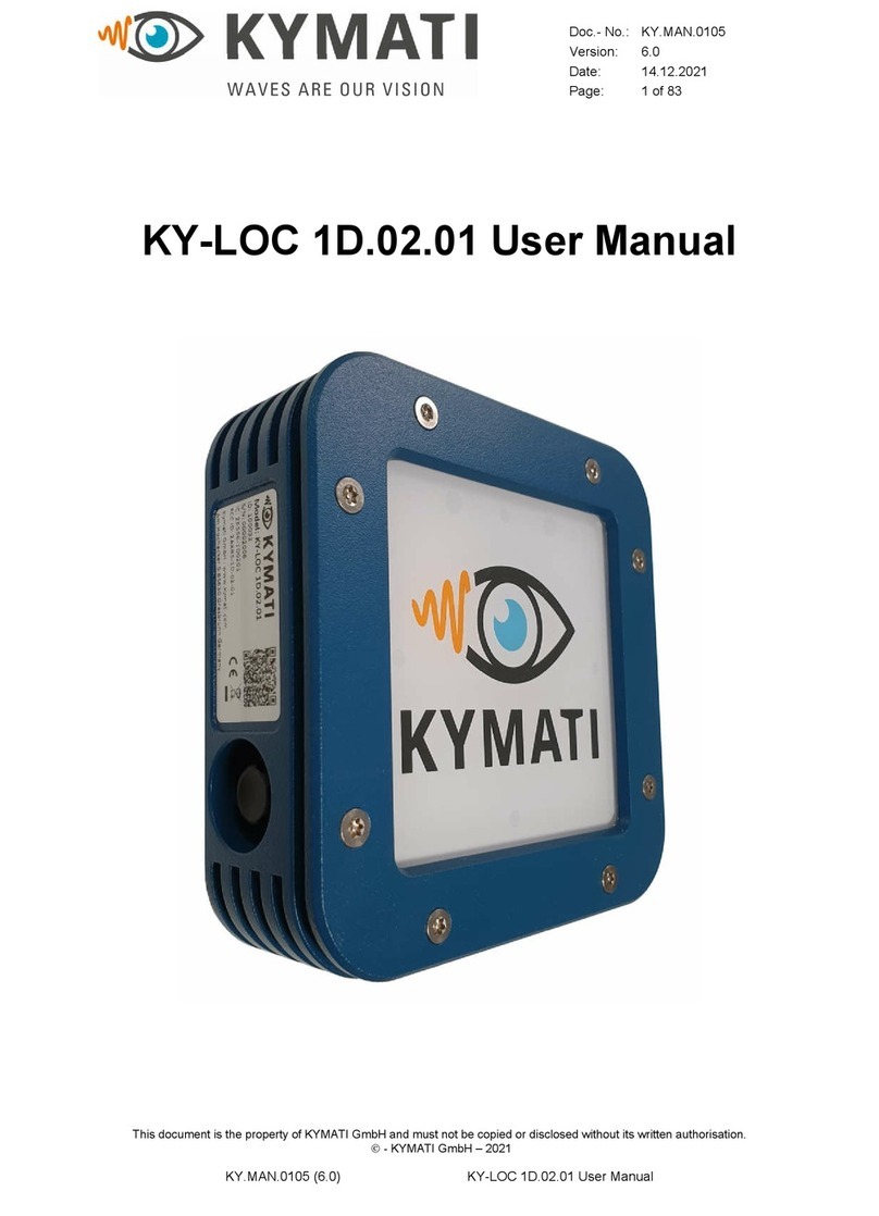 kymati KY-LOC 1D.02.01 user manual