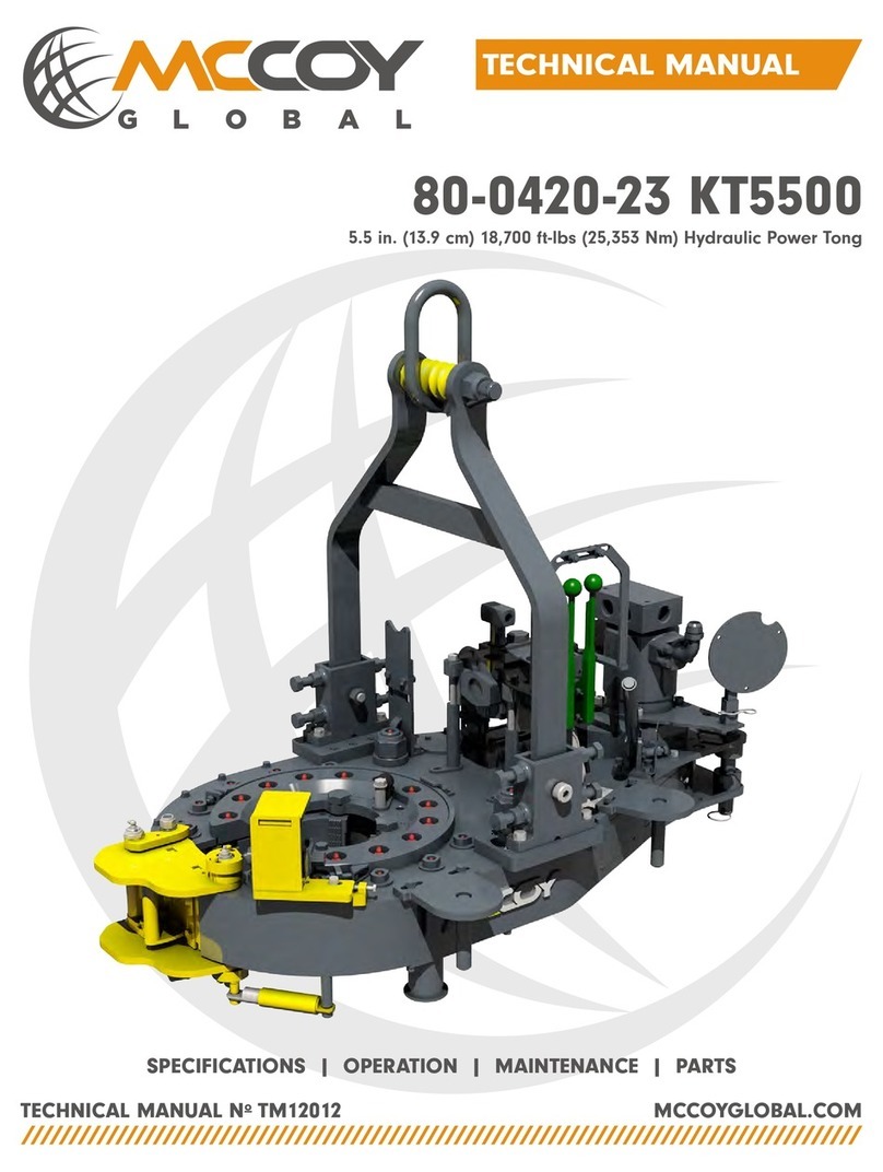 MCCOY KT5500 Technical manual