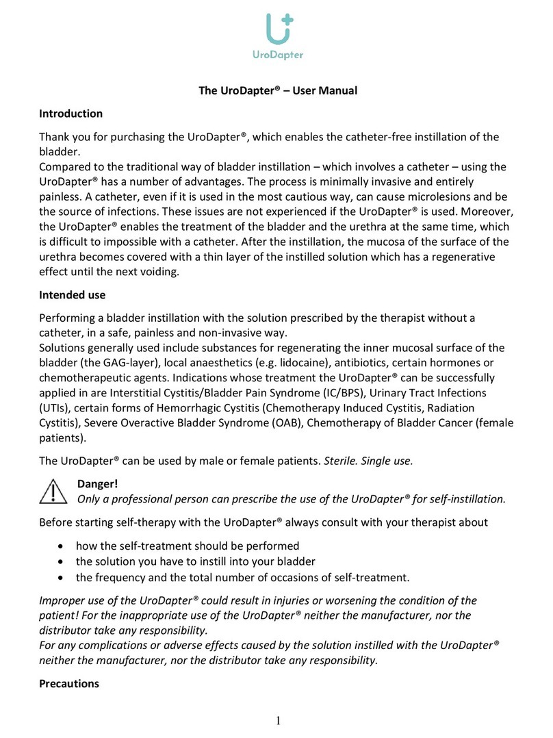UroSystem UroDapter user manual