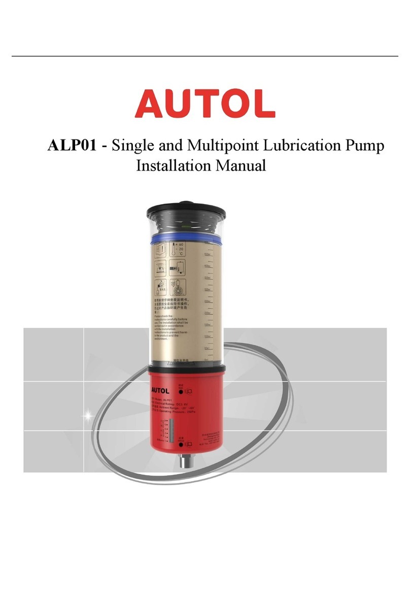 AUTOL ALP01 Series installation manual