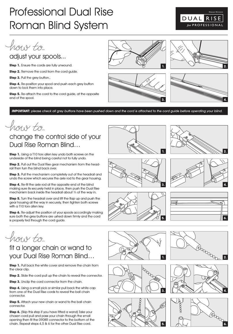 Hallis Hudson DUAL RISE quick start guide