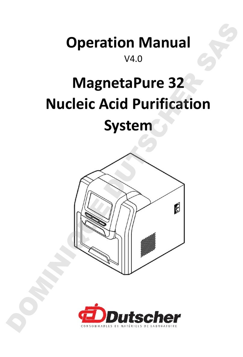 DUTSCHER MagnetaPure 32 Operation manual